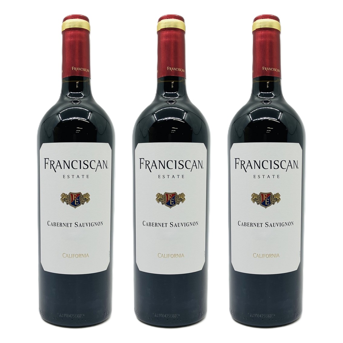 【送料無料】【3本セット】フランシスカン・エステート　カベルネ・ソーヴィニヨン　Franciscan Estate Cabernet Sauvignon　3本　750ml　赤ワイン　カベルネ・ソーヴィニヨン　アメリカ　カリフォルニア
