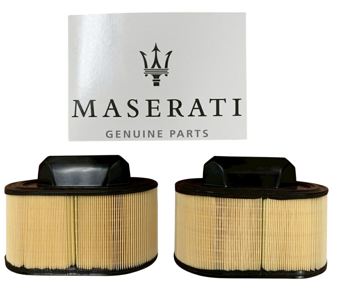 MASERATI マセラティ ギブリ クワトロポルテ レヴァンテ エアフィルター エアエレメント エアクリーナー 670001545 1台分セット 純正品 23,331円