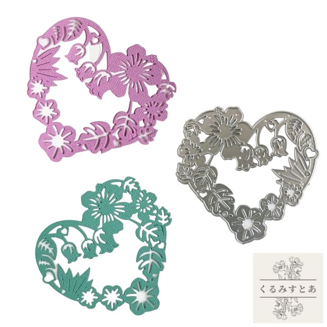 楽天市場】カッティングダイ エッジ 花 フラワー 立体 スクラップ