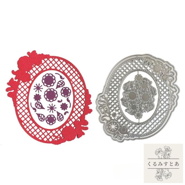 楽天市場】カッティングダイ エッジ 花 フラワー 立体 スクラップ