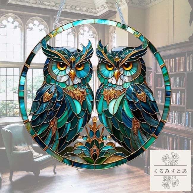 楽天市場】再入荷！ 福を招く♪ ふくろうグッズ☆ 装飾ガラス