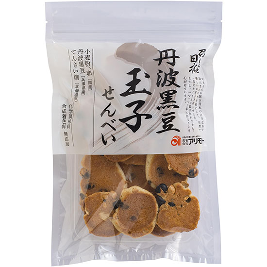 楽天市場 召しませ日本 丹波黒豆玉子煎餅 75g 6個セット リニュアル 沖縄 別送料 アリモト 05p03dec16 自然食品専門店くるみや