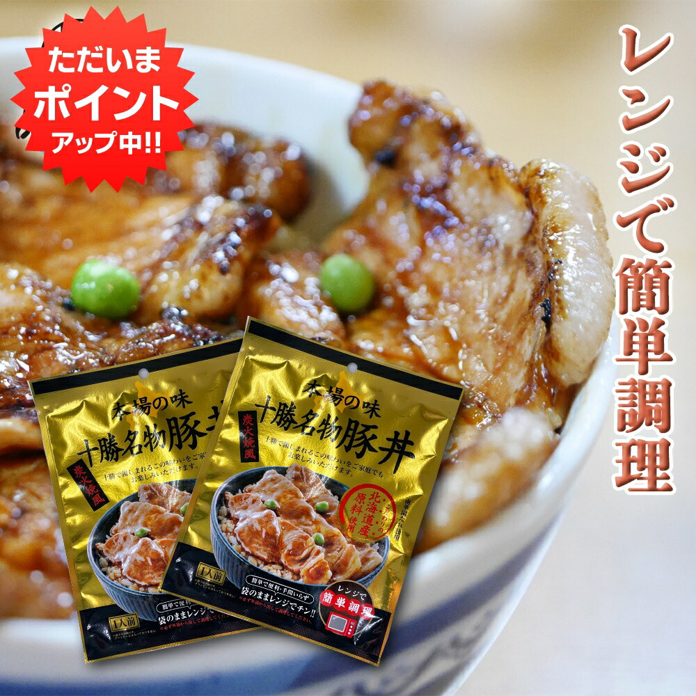 マラソン限定ポイントアップ中 北海道 ２個セット お中元 お取り寄せ お土産 お返し ご当地 ギフト プレゼント レンジで簡単調理 十勝名物豚丼 御中元 炭火焼風 贈答 贈答品 １人前 全商品オープニング価格 十勝名物豚丼