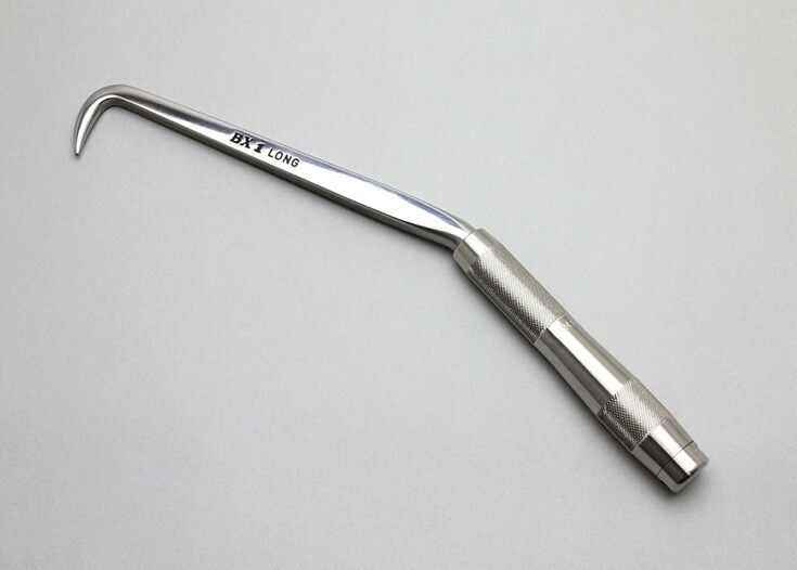 MIKI BX1 LONG ハッカー ロング 標準 グリップ リングなし シルバー 鉄筋用 作業工具 結束戦 ブランド ミキ 三貴 BX 1 LONG