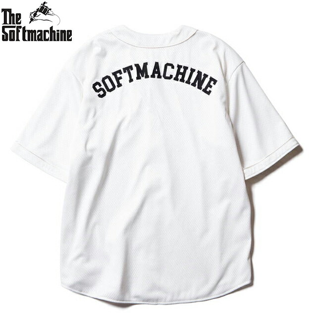 【楽天市場】SOFTMACHINE ソフトマシン SLUGGER B.B (DOUBLE MESH B.B SHIRTS) ベースボールシャツ ...