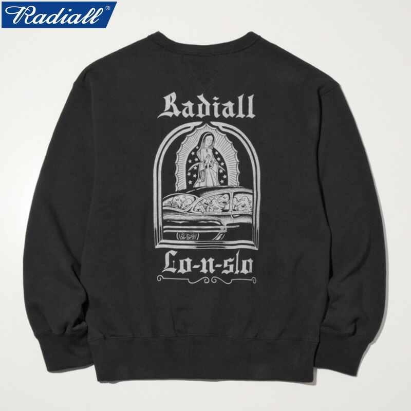 楽天市場】RADIALL ラディアル STRAIGHT UP - CREW NECK SWEATSHIRT L