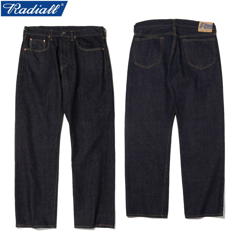 RADIALL ラディアル KUSTOM 350B - STRAIGHT FIT DENIM PANTS ストレートフィット デニムパンツ DEEP INDIGO