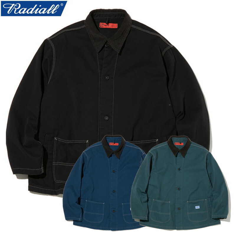 楽天市場】【RADIALL】ラディアル【T.N. COVERALL DUCK Navy Lsize