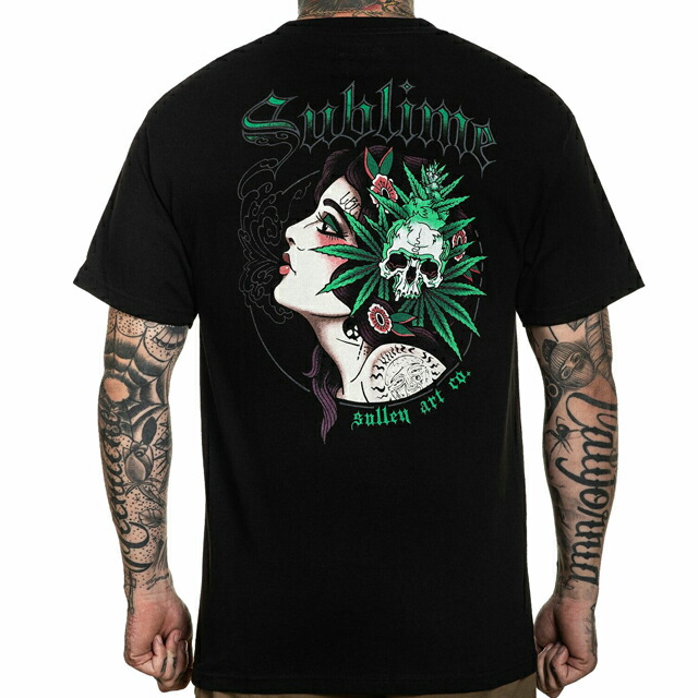 【楽天市場】sullen Clothing サレンクロージング X Sublime サブライム Strains Tシャツ Black