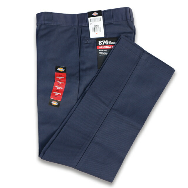 楽天市場】DICKIES 874 WORK PANTS DARK NAVY ディッキーズ ワ