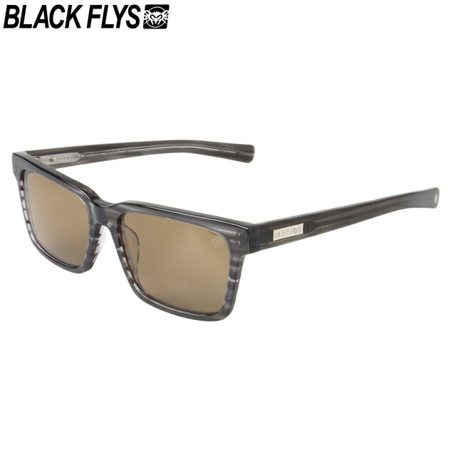 BLACK FLYS ブラックフライズ FLY HADLEY GREY STRIPE BROWN POLARIZED (偏光レンズ)