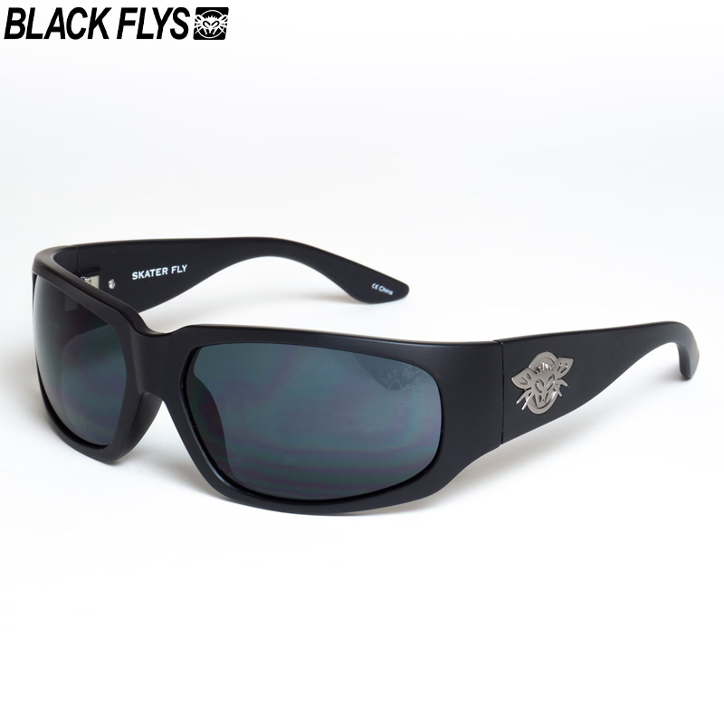 [US企画] BLACK FLYS ブラックフライズ サングラス SKATER FLY - Jay Adam's Signature Model - MATT BLACK/GREY