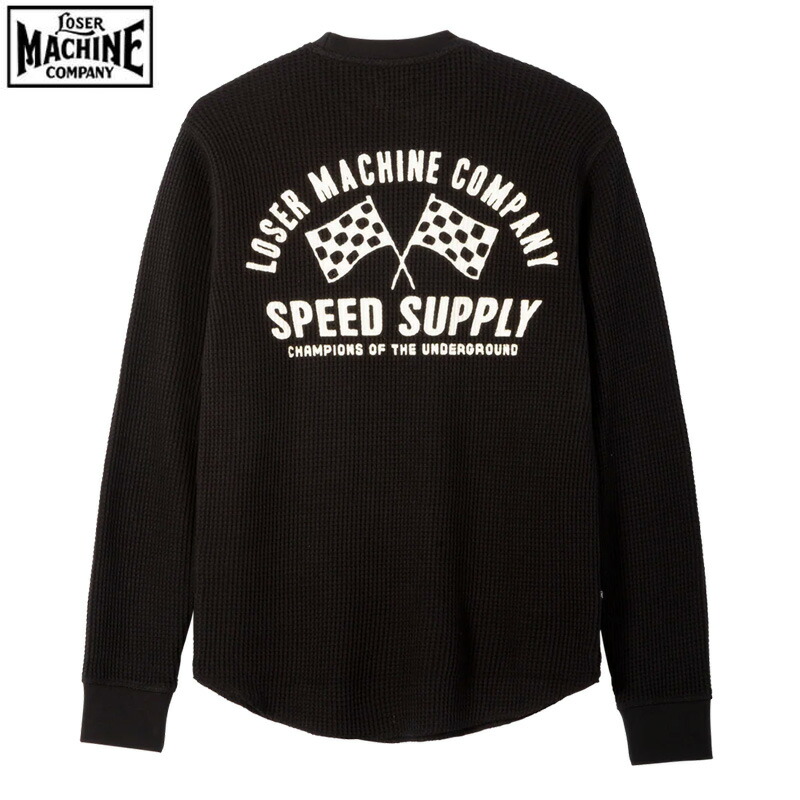 【LOSERMACHINE(LOSER MACHINE)】 ルーザーマシーン -THROWBACK- THERMAL サーマル BLACK