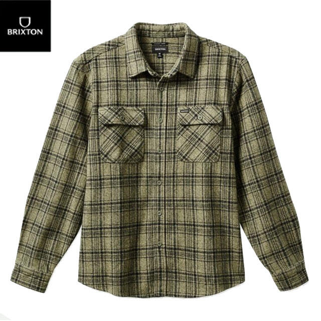 楽天市場】BRIXTON ブリクストン BOWERY LONG SLEVE FLANNEL SHIRTS