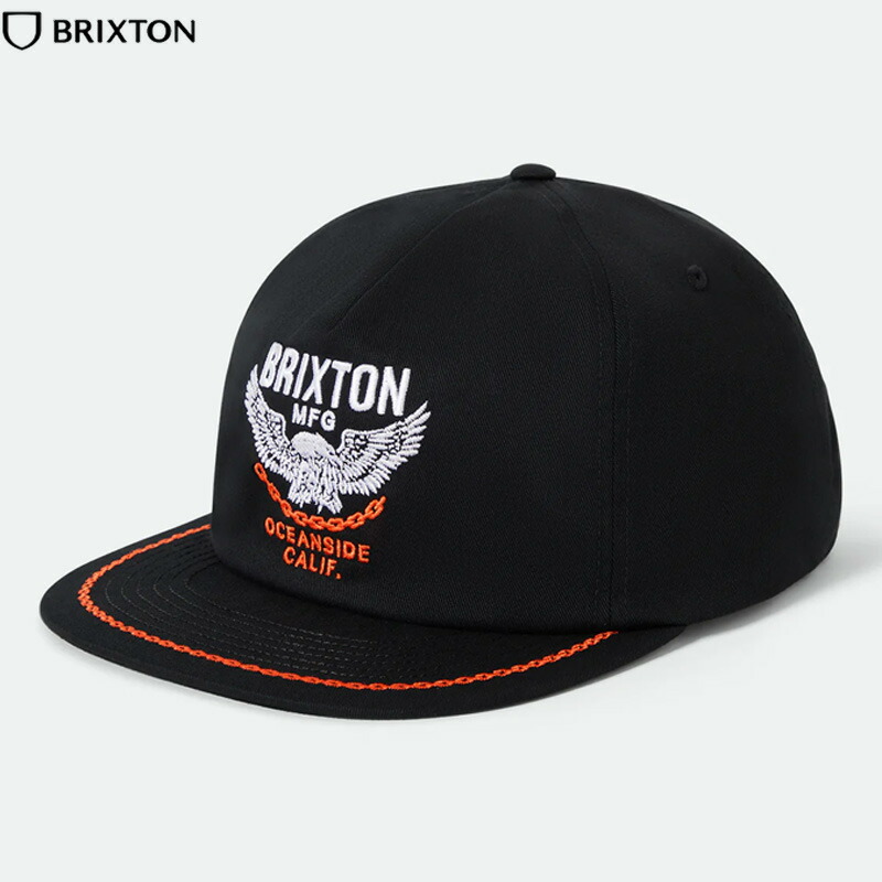 BRIXTON ブリクストン -WALLER HP- SNAPBACK CAP スナップバックキャップ BLACK