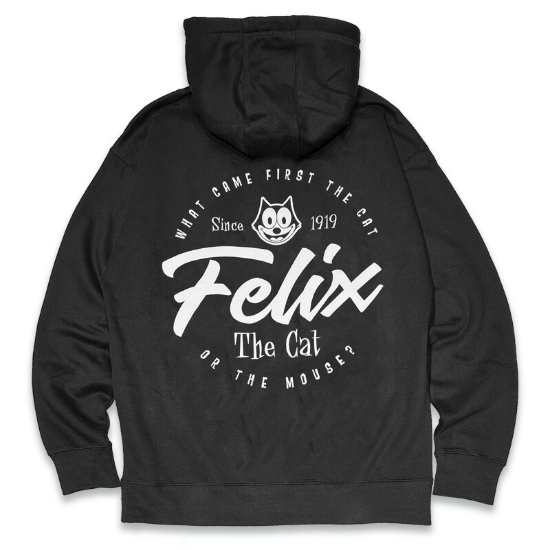 FELIX THE CAT フィリックス・ザ・キャット -OLD BOWTIE- PULLOVER HOODIE パーカー プルオーバーフーディー BLACK
