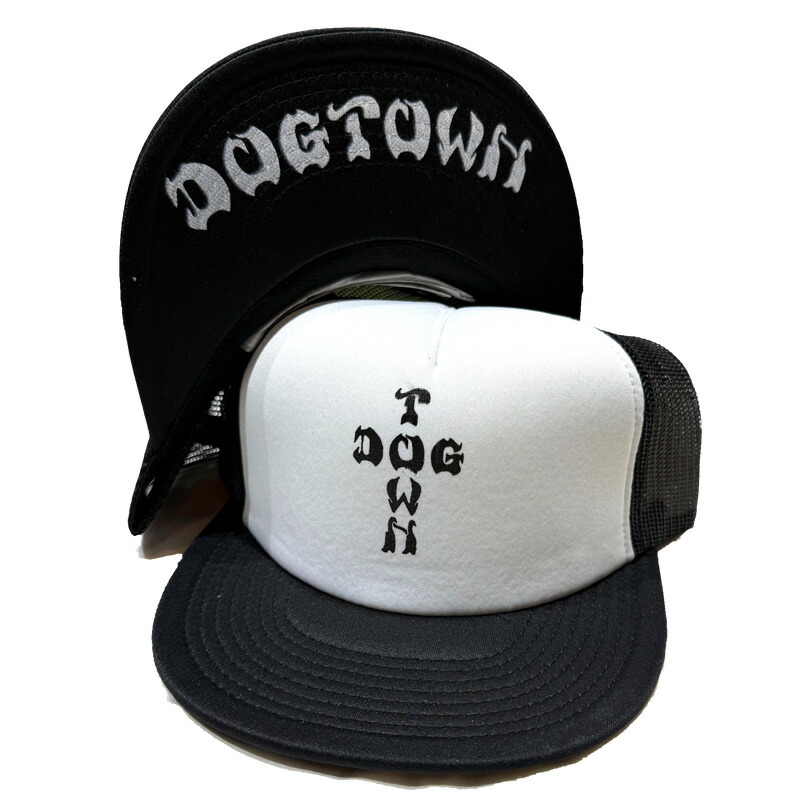 楽天市場】80s〜90s DOGTOWN Logo 5 Panel Mesh Cap 黒 ドッグ