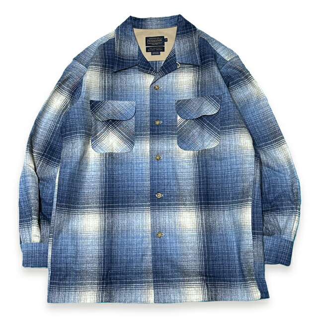 楽天市場】PENDLETON ペンドルトン BOARD SHIRTS BROWN/NAVY OMBRE