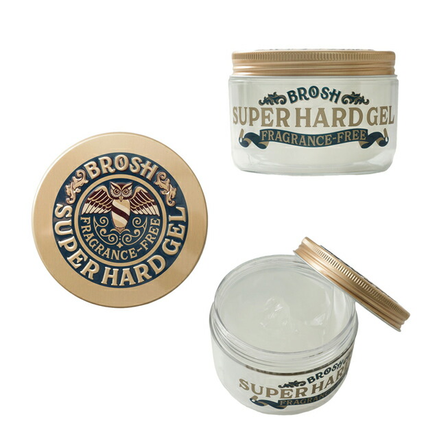 市場 BROSH HARD ブロッシュ スーパーハード POMADE FREE FRAGRANCE GEL SUPER