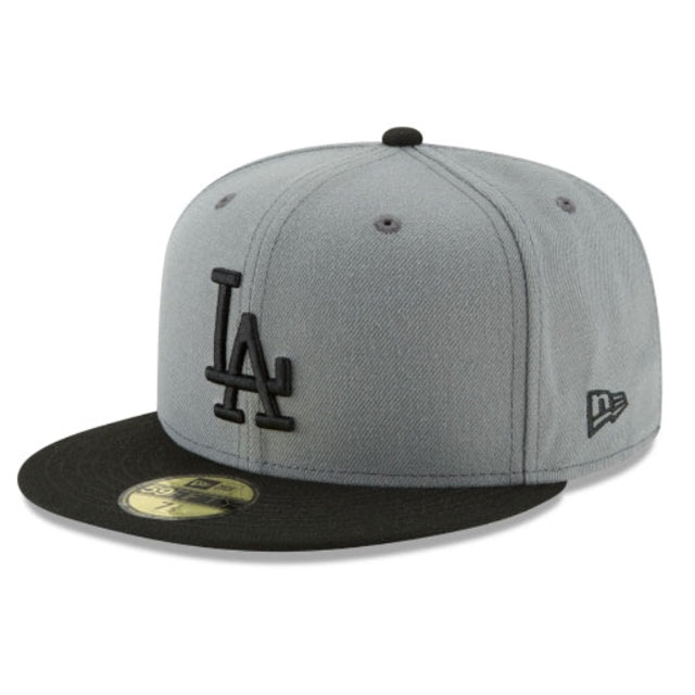 NEW ERA ニューエラ DODGERS 59FIFTY FIFTTED CAP キャップ 固定サイズ GREY/BLACK