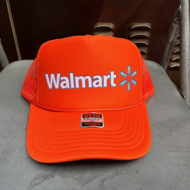 【楽天市場】TRUCKERS MESHCAP 2 WALMART ALL ORANGE MESH CAP メッシュキャップ