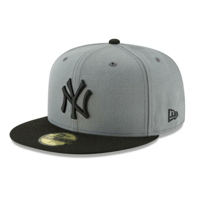 NEW ERA ニューエラ NEW YORK YANKEES 59FIFTY FIFTTED CAP キャップ 固定サイズ GREY/BLACK ニューヨークヤンキース