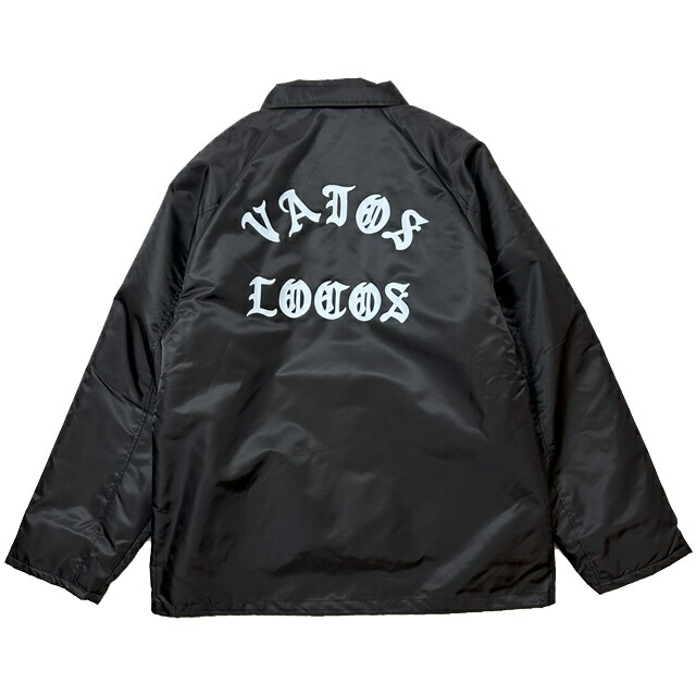 【楽天市場】GREASER VATOS LOCOS NYLON BOA JACKET コーチジャケット 裏ボア BLACK