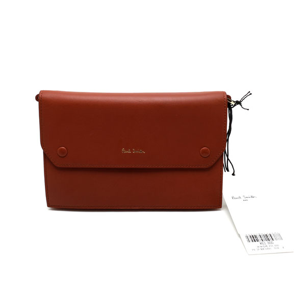 【楠本質店/元住吉】未使用 Paul smith/ポールスミス ミニショルダーバッグ コンサティーナ レザー キャメル【中古】|楠本質店 店