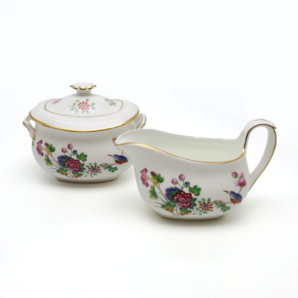 【楠本質店/元住吉】Wedgwood/ウェッジウッド クリーマー＆上白糖ポット仕掛ける CUCKOO ボーンチャイナ【中古】