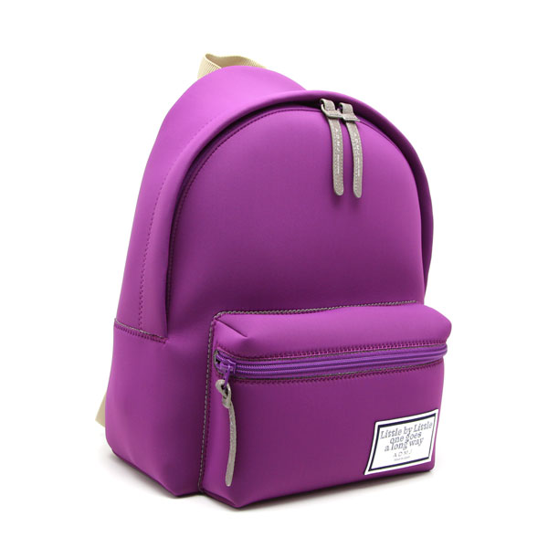 【楠本質店/元住吉】未使用品　A.D.M.J　ウエット地リュックサック　バッグパック　パープル系【中古】
