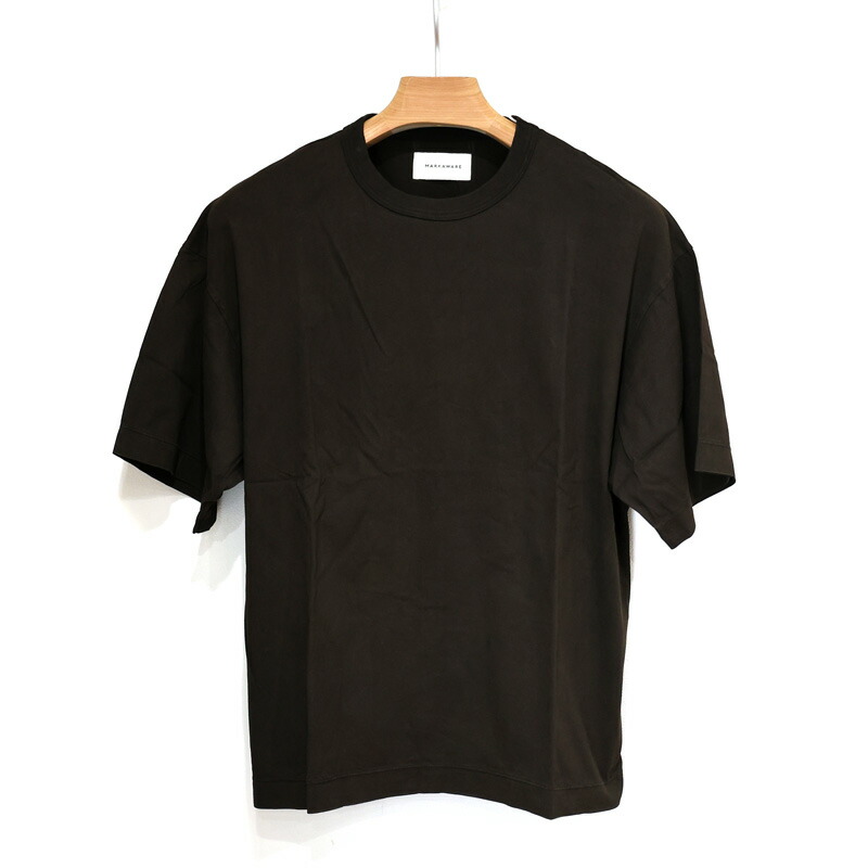【楠本質店/元住吉】未使用品　マーカウェア/MARKAWARE　A24F38CS01B　Tシャツ　サイズ：1　カラー：ダークブラウン　メンズ　【中古】