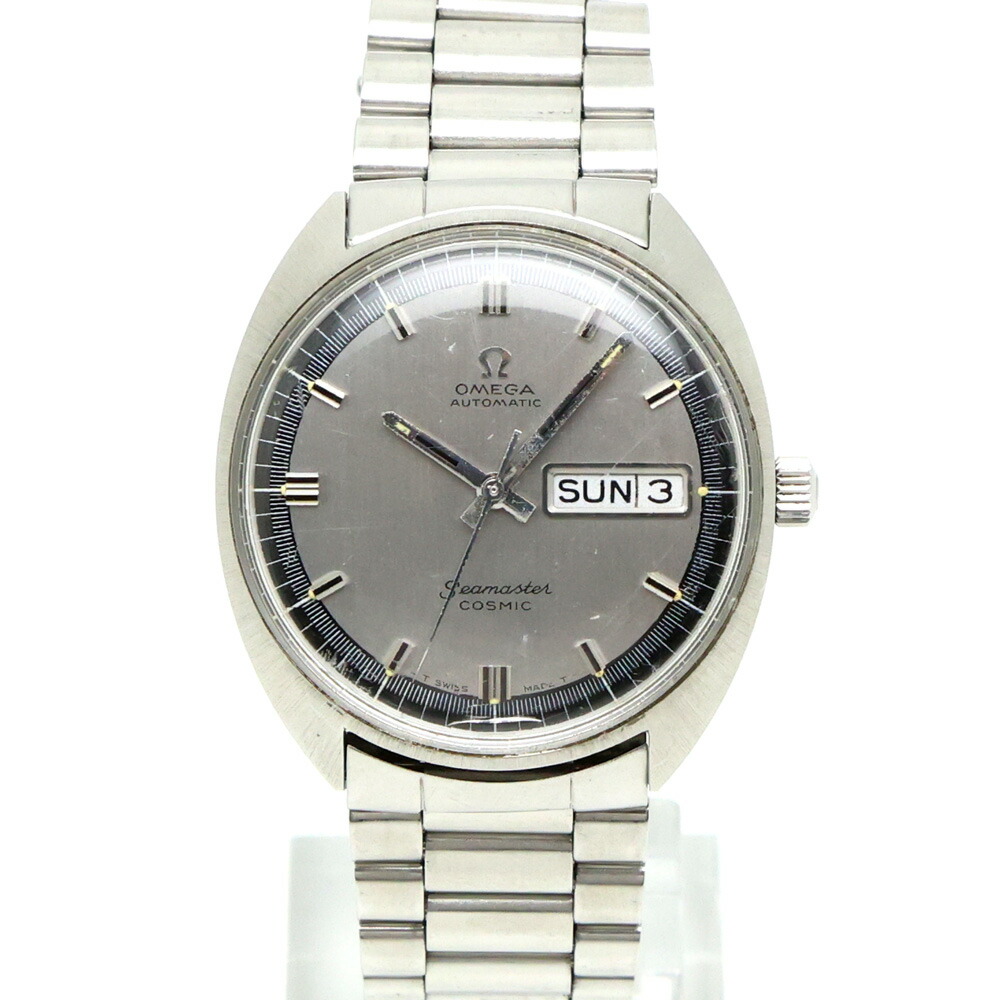 【楠本質店/元住吉】オメガ　OMEGA　シーマスター　コスミック　166036-T00L107　シルバー文字　自動巻　ヴィンテージ　メンズ　腕時計【中古】｜楠本質店　店