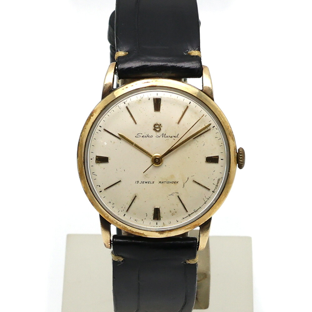 【楠本質店/元住吉】セイコー マーベル SEIKO MARVEL 19石 GF ANTISHOCK 手巻 メンズ 腕時計 ヴィンテージウォッチ【中古】