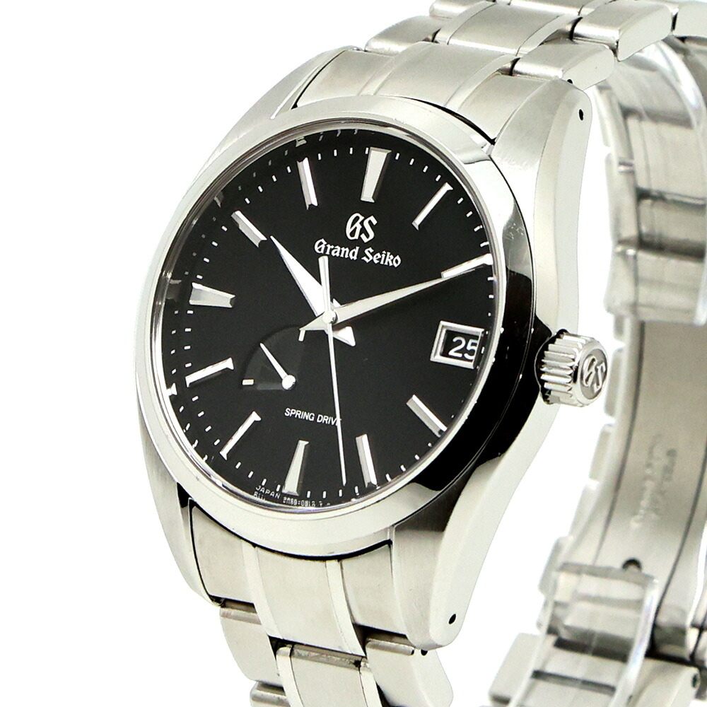 【楠本質店/元住吉】グランドセイコー　Grand Seiko　スプリングドライブ　SBGA203　ヘリテージコレクション　Cal.9R65　自動巻　SS/SS　黒文字盤　メンズ　腕時計【中古】