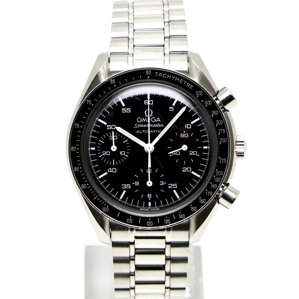 【楠本質店/元住吉】ゼロ/OMEGA 素早さ御師匠さん クロノグラフ Ref.3510.50.00 キロカロリー.3220 自動小銃巻 39粍 メンズ ウオッチ【中古】