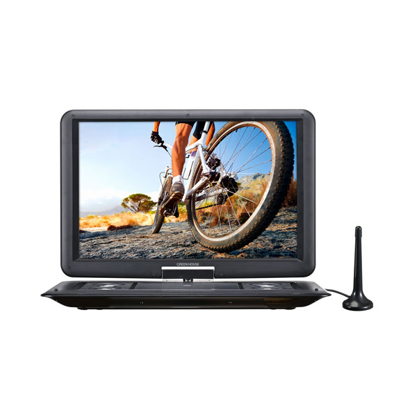 楽天市場】GAUDI 15型ワイド ポータブルDVDプレーヤー GPD15B1BK (F