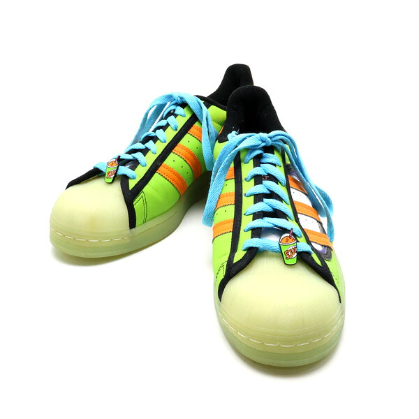 【楠本質店/元住吉】adidas/アディダス The Simpsons/シンプソンズ Originals Superstar "Squishee" ART H05789 カラー:ライム系 サイズ:約JP28.5cm【中古】|楠本質店 店