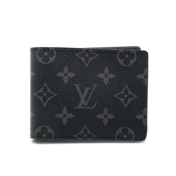 【楠本質店/元住吉】新品 Louis Vuitton/ルイヴィトン ポルトフォイユ･ミュルティプル 2つ折り モノグラム・エクリプス M61695 箱付【中古】