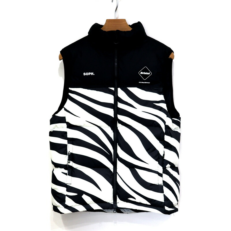 FCRB DOWN VEST 22AW ネイビーバンダナM SOPH. | DOWN VEST(M NAVY):
