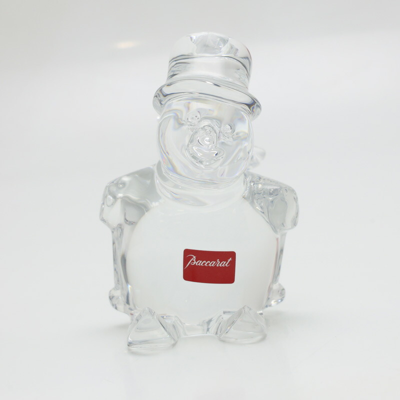 楽天市場】バカラ 雪だるま プレイング スノーマン オブジェ ノエル