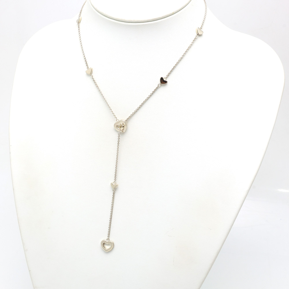 【楠本質店/元住吉】ティファニー/Tiffany&Co.　シルバー925　ハート リンク ネックレス【中古】