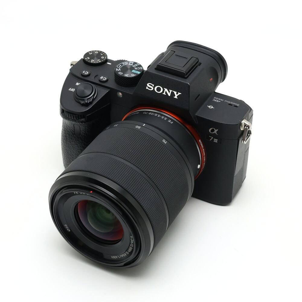 【楠本質店/元住吉】ソニー/SONY デジタル一眼写真機 α7III フルミラーレス ILCE-7M3 望遠レンズ(28-70粍 F3.5-5.6 OSS SEL2870)付【中古】
