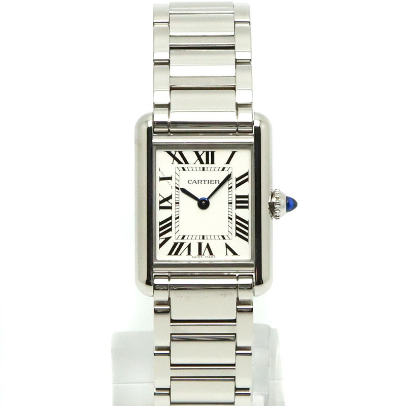 カルティエ タンクソロ SM W5200024 Cartier シルバー文字盤 カルティエ / CARTIER タンク ソロ SM W5200024 シルバー レディース