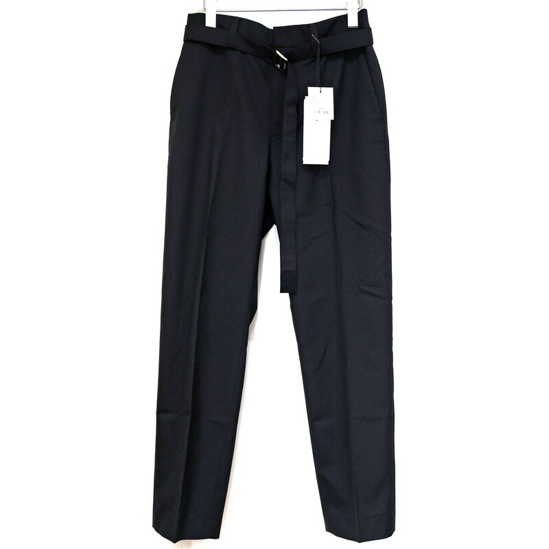 未使用近い sacai 23AW ウール メルトン パンツ サイズ2 8078000303812_1.jpg