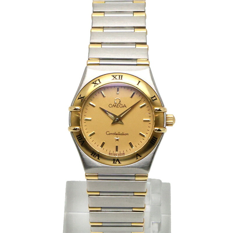 【楠本質店/元住吉】オメガ/OMEGA コンステレーション 1362.10 SS/K18 ハーフバー 22.5mm クオーツ レディース【中古】