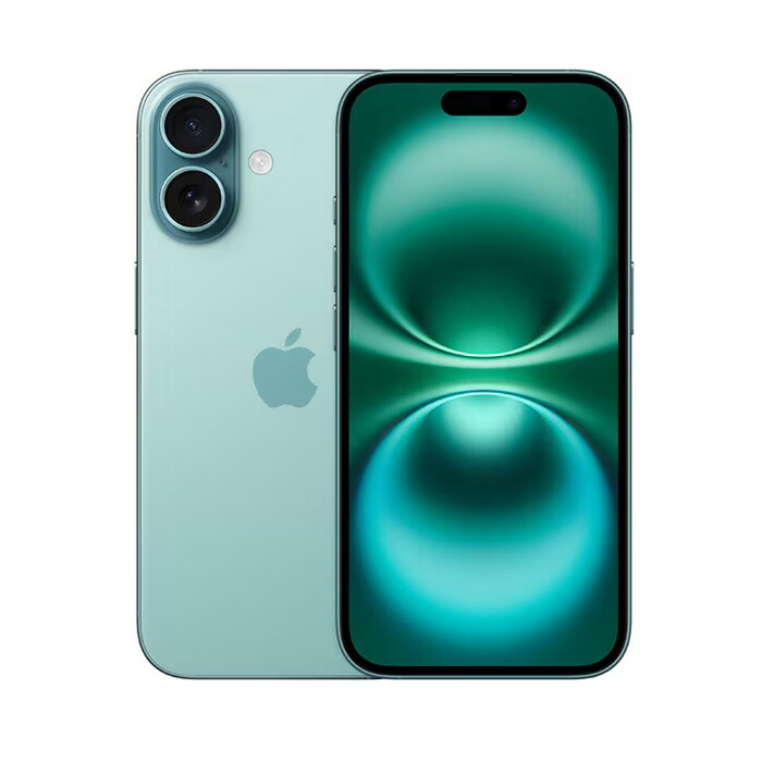 【楠本質店/元住吉】未開封新品 Apple iPhone16 128GB ティール MYDV3J/A ソフトバンク 網状組織当て嵌める制限事項○価値づける SIM鍵を掛けるなし【中古】