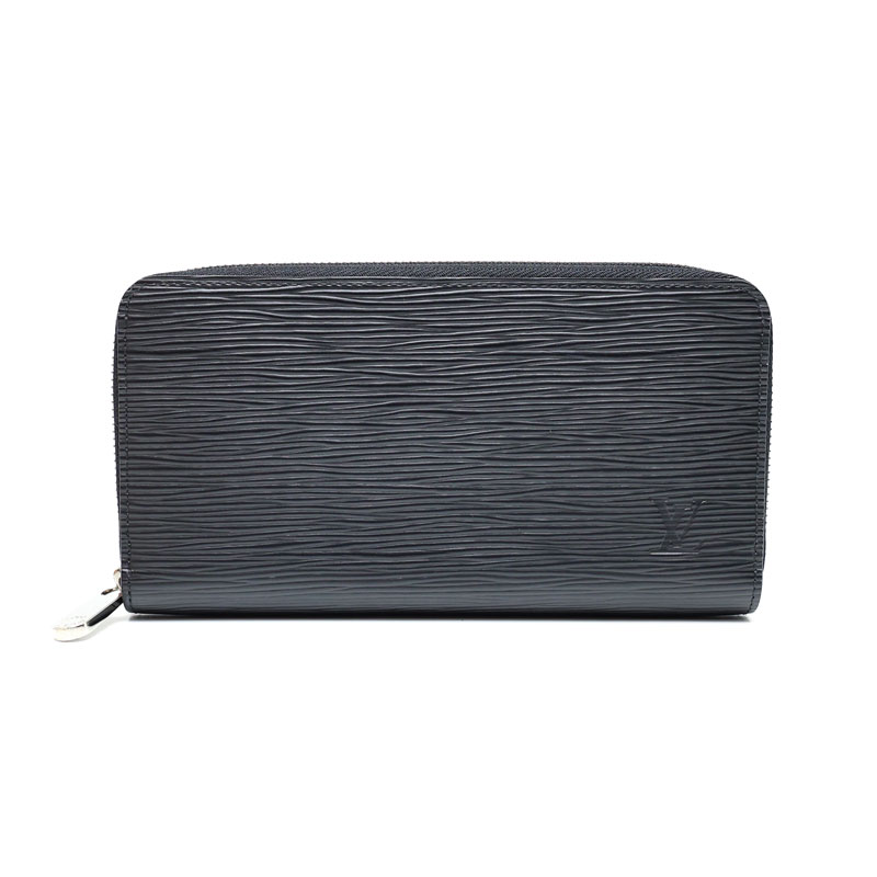 【楠本質店/元住吉】LV/ルイヴィトン ジッピーウォレット ラウンドジッパー長紙入れ M61857 エピ 黒いこと 外箱付き添い人 【中古】