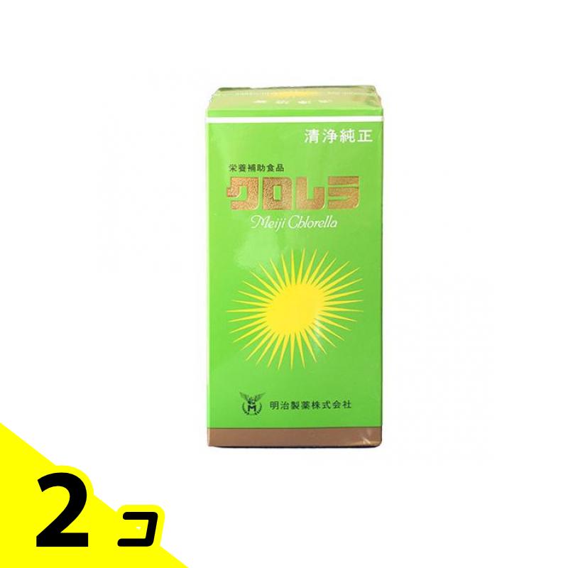明治製薬 クロレラ 1600粒 2個書き割り