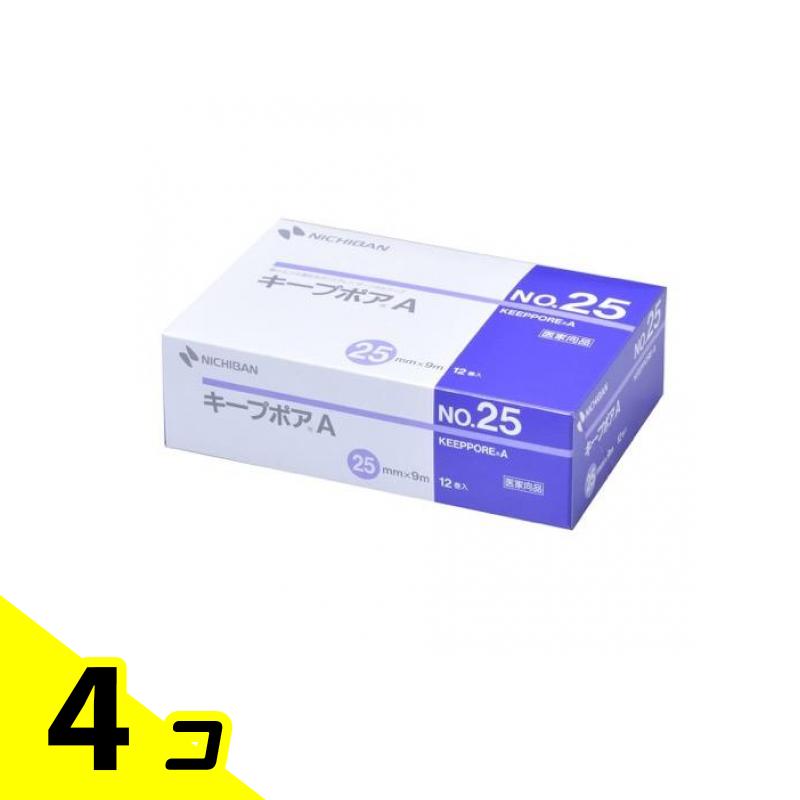 ニチバン 守りつづける不祝儀A 幅25mm×9m 12巻入 (No.25) 4個書き割り