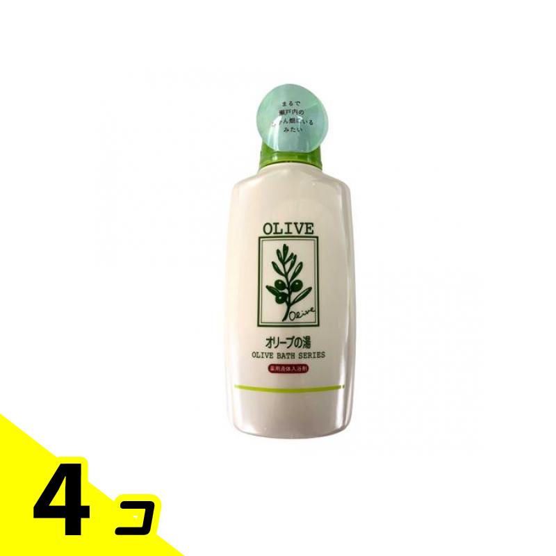 薬用液体入浴剤 オリーブの湯S フレッシュシトラスの香り 500mL 4個セット